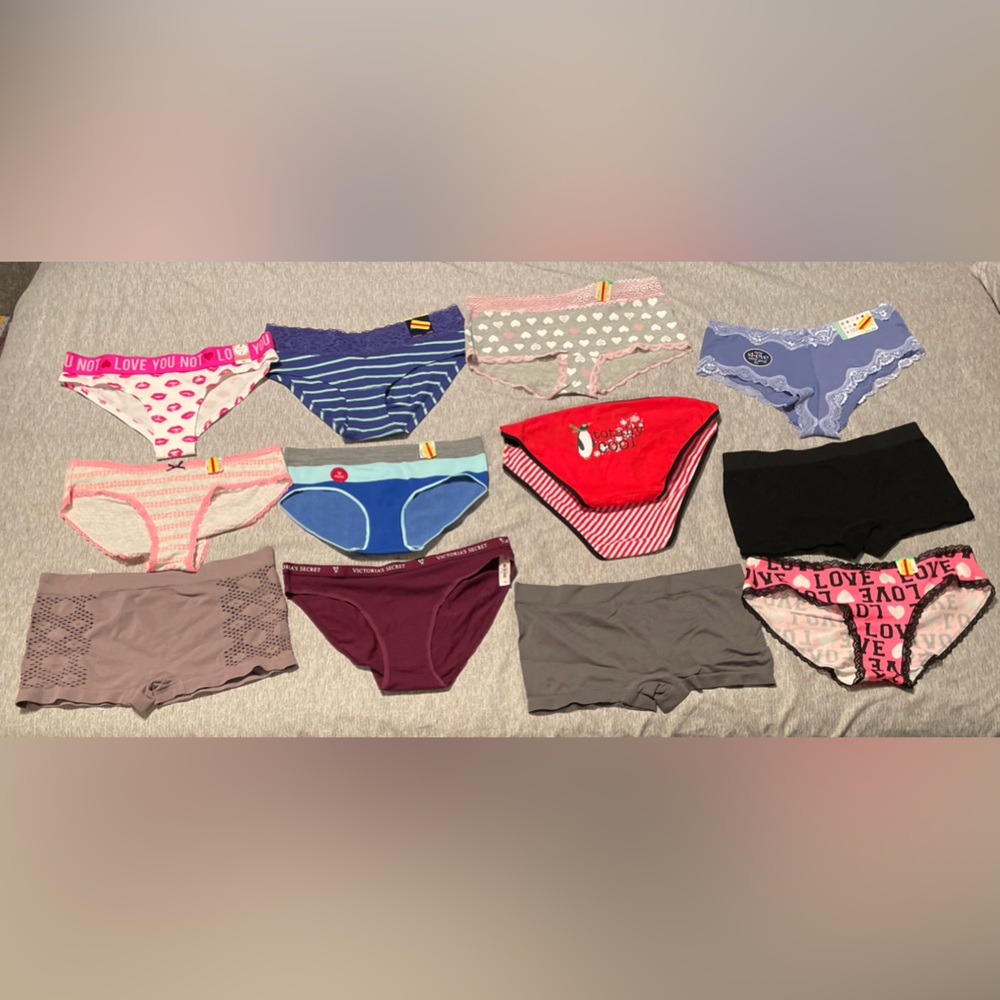 Huge 13 Pair Size MEDIUM Panty Lot NWT